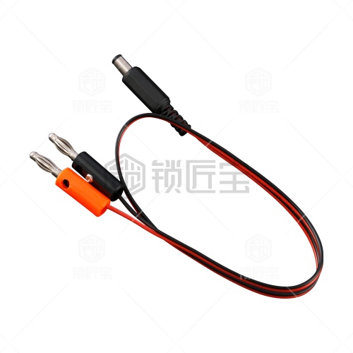 稳压电源直流输出电源线-香蕉头转DC插头4MM