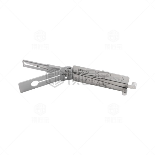 HU66大众奥迪汽车锁锁匠宝二合一工具-内铣两轨迹 适用兰博基尼/布加迪/保时捷/宾利/大众/奥迪/斯柯达/西雅特/荣威50/长城C30/中华FSV等
