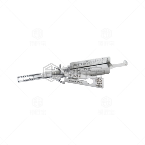 锁匠宝-新款奥迪 迈腾B8 HU162T-10齿汽车锁二合一工具 内铣两轨迹