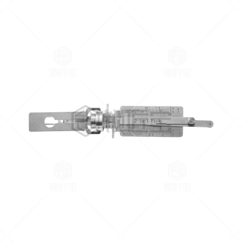 锁匠宝-新款奥迪 迈腾B8 HU162T-10齿汽车锁二合一工具 内铣两轨迹