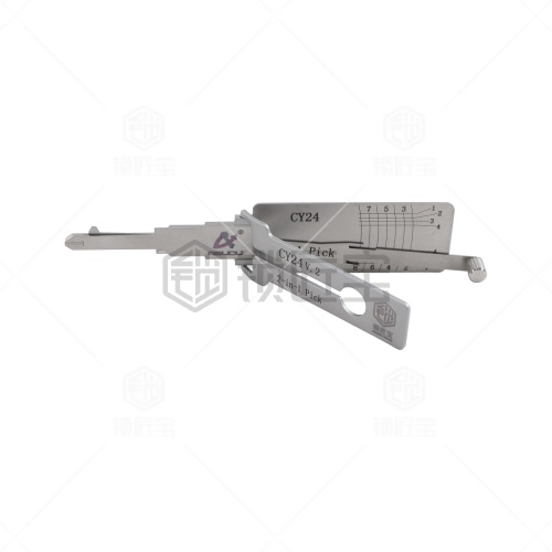 CY24-吉普汽车锁锁匠宝二合一工具-平铣两轨迹 适用克莱斯勒/漫步者/切诺基/道奇/EAGLE/万国/顺风