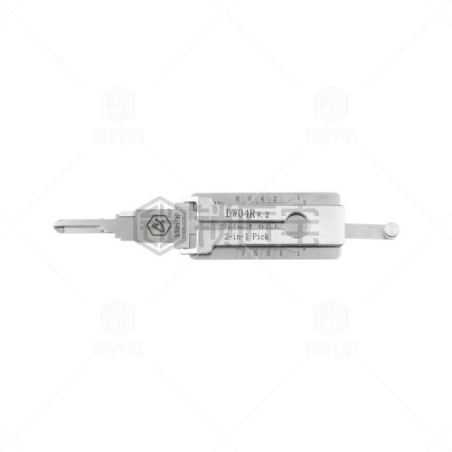 锁匠宝-别克雪佛兰DWO4R二合一工具-平铣两轨迹 DWO4R雪佛兰 乐风 别克凯越 大宇 霍顿 庞蒂克 雪铁龙