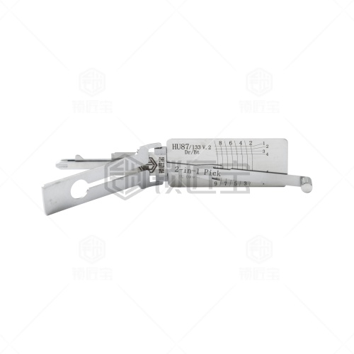 锁匠宝-铃木/长安HU87二合一工具-平铣两轨迹