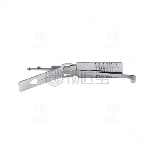 锁匠宝-二合一CHERY02R奇瑞-平铣右槽两轨迹 QIRUI02R适用A3 A5 瑞虎3 新瑞虎5 E5 风云2 陆风X7