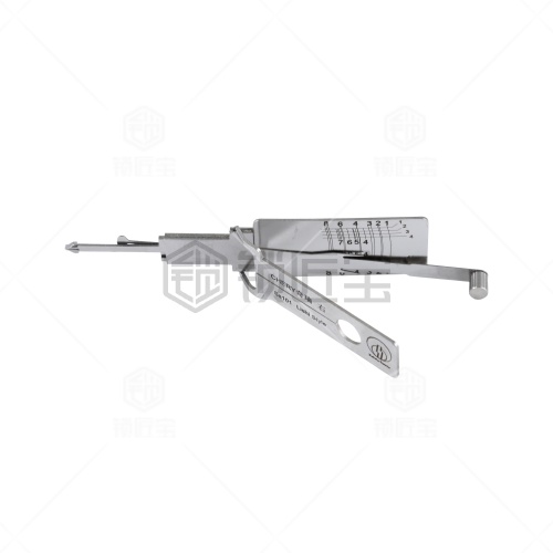 锁匠宝-二合一CHERY02R奇瑞-平铣右槽两轨迹 QIRUI02R适用A3 A5 瑞虎3 新瑞虎5 E5 风云2 陆风X7
