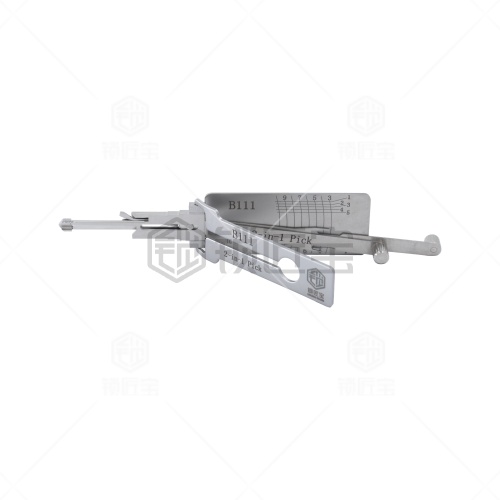 锁匠宝-B111汽车锁二合一工具-平铣两轨迹 通用/悍马/GMC等