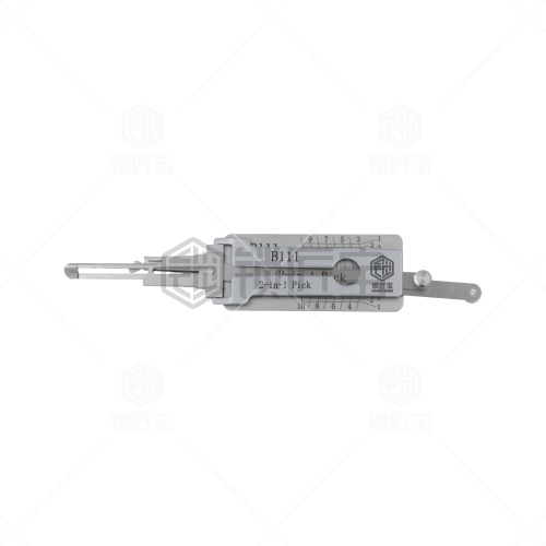 锁匠宝-B111汽车锁二合一工具-平铣两轨迹 通用/悍马/GMC等
