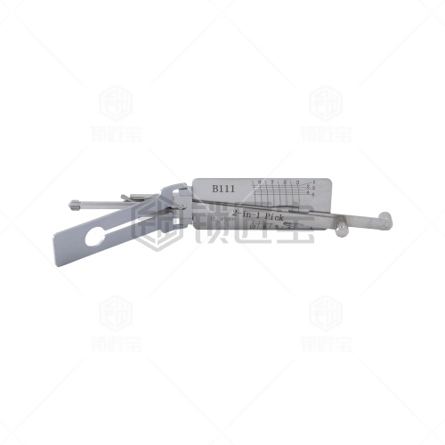 锁匠宝-B111汽车锁二合一工具-平铣两轨迹 通用/悍马/GMC等