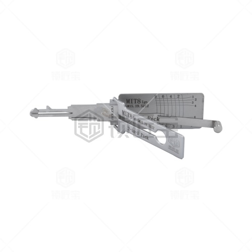MIT8点火专用汽车锁锁匠宝二合一工具-平铣两轨迹 适用三菱/五菱/中华/哈飞等