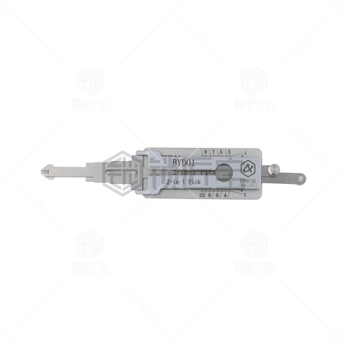 锁匠宝-BYD01汽车锁二合一工具-平铣两轨迹 比亚迪f0/f3/帅客/吉利帝豪车头/帝豪EC715