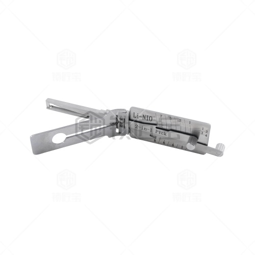 锁匠宝-LI-NIO 理想L7/L8/L9 蔚来-汽车锁二合一工具内铣两轨迹