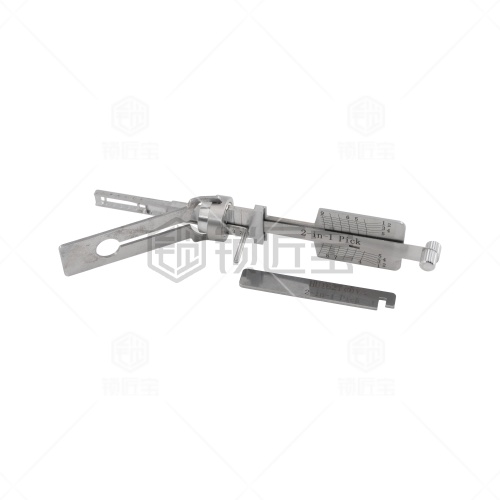 HU162T-9 V.2大众汽车锁锁匠宝二合一工具 适用斯柯达/高7/高尔夫嘉旅/途观L/蔚揽/朗逸/奥迪Q2L/奥迪Q3/奥迪A3 「带切口」