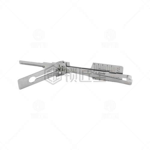 HU64奔驰汽车锁锁匠宝二合一工具-侧铣两轨迹 适用奔驰 迈巴赫 劳伦士 卡尔森 「双切口」