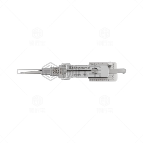 HU64奔驰汽车锁锁匠宝二合一工具-侧铣两轨迹 适用奔驰 迈巴赫 劳伦士 卡尔森 「双切口」