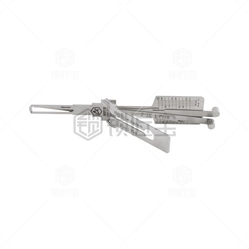 HU101福特汽车锁锁匠宝二合一工具-侧铣两轨迹 适用福特/捷豹/路虎/沃尔沃/发现/神行者/绅宝/奇瑞等 「双切口」