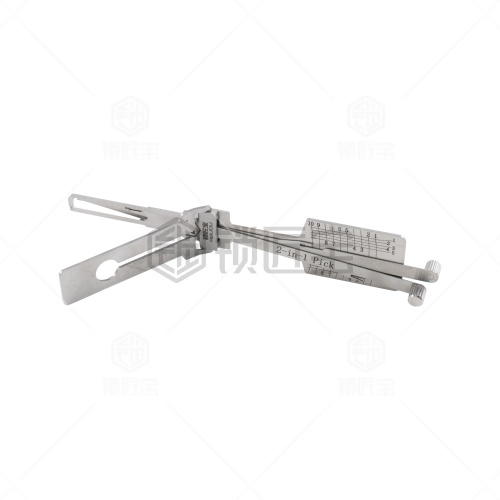 HU101福特汽车锁锁匠宝二合一工具-侧铣两轨迹 适用福特/捷豹/路虎/沃尔沃/发现/神行者/绅宝/奇瑞等 「双切口」
